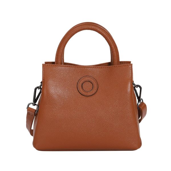 Genuine Leather large capacity stylish Bucket tote bag