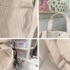 Corduroy Tote Crossbody Bag