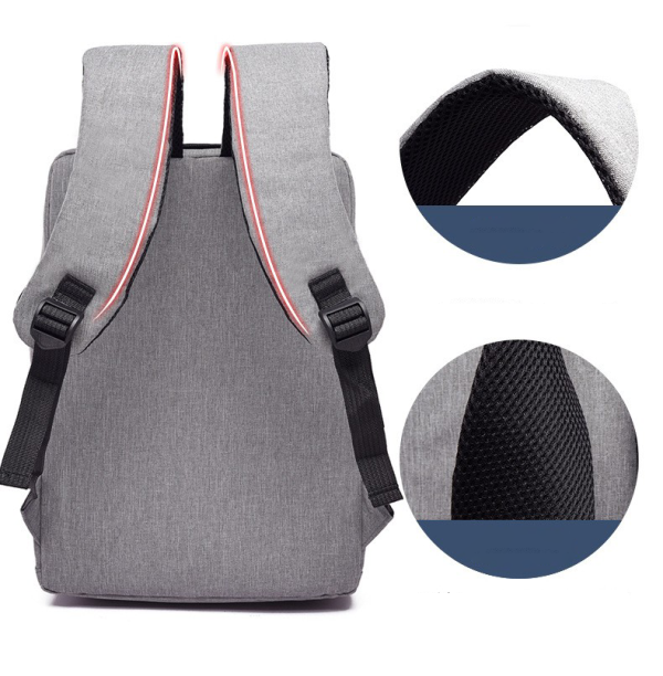 Slim Durable Laptops Travel Backpacks with USB Charging Port