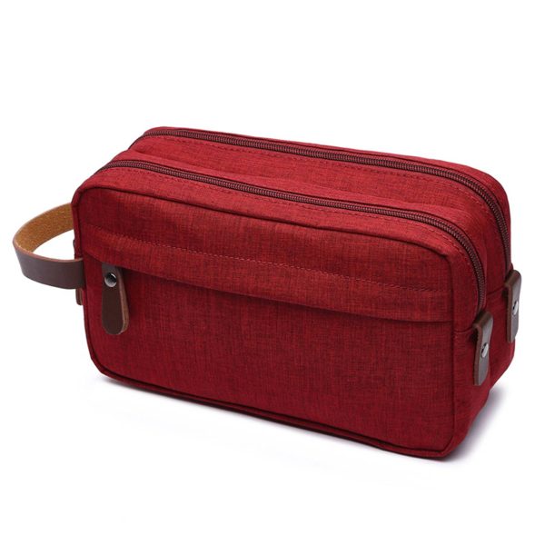 Polyester Waterproof Cosmetic Toiletry Bag