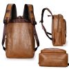 Classic PU Leather Bag for Travel and School
