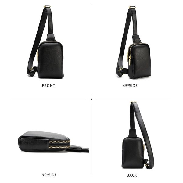 PU Leather Leisure Chest Bag