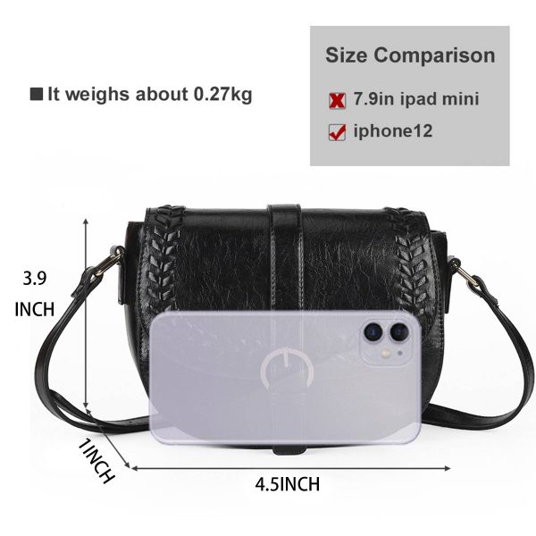 PU Vintage shoulder cross-body bag