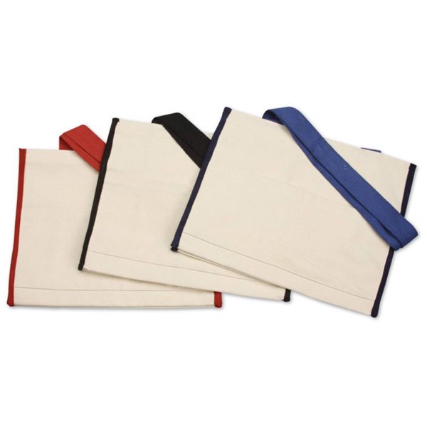 Cotton canvas grocery tote bag