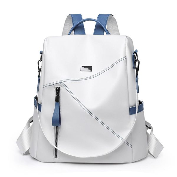 PU fashion soft leather travel backpack