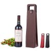 Pu Leather Wine Gift Bags