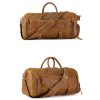 Large Leather Duffle Bag