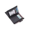 PU Leather Short Zipper Fashion Vertical Wallet For Men