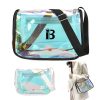 Laser PVC square crossbody bag