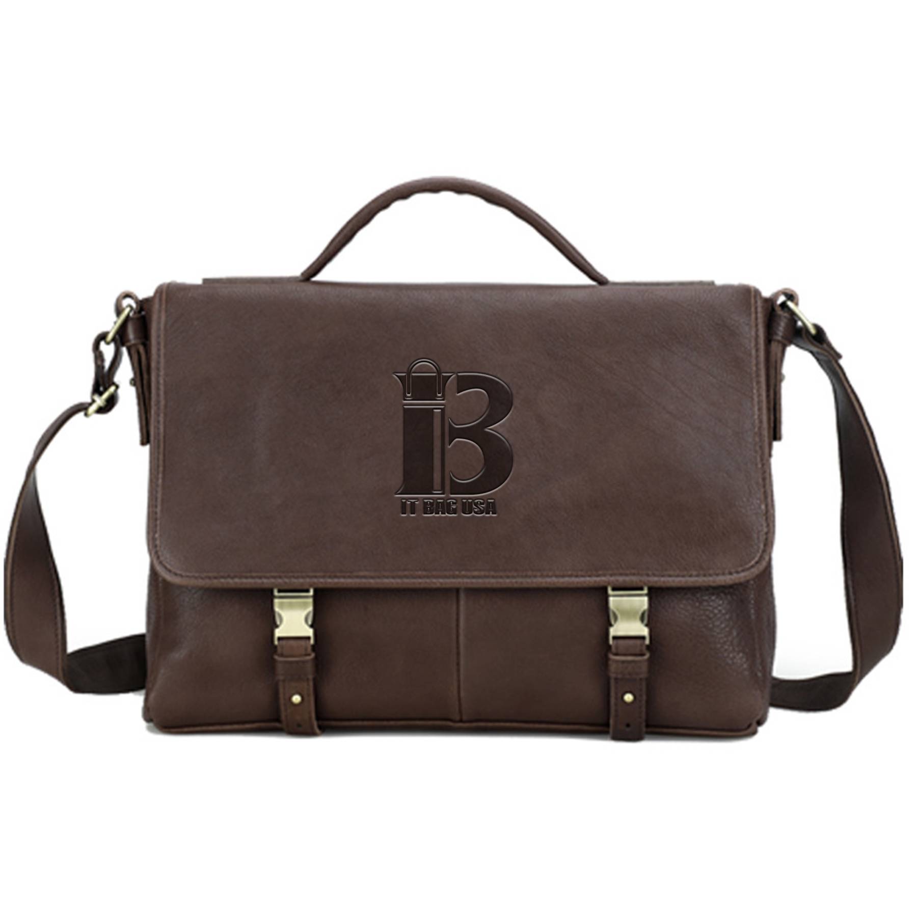 Genuine Leather Waterproof Business 14.2inch Cross-body bag