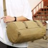 Retro canvas backpack