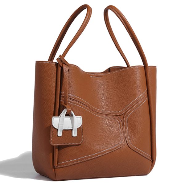 Women’s PU Leather Clutch Tote Bags Handbag