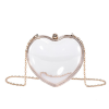 Transparent Heart shaped One Shoulder Crossbody Bag