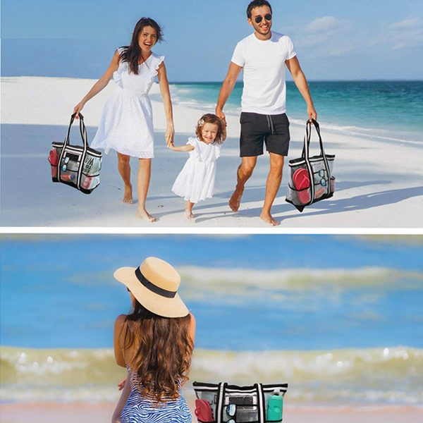 Oxford Extra Large Mesh Beach tote Bag