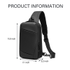 Large Capacity Oxford Spun Waterproof Crossbody Bag
