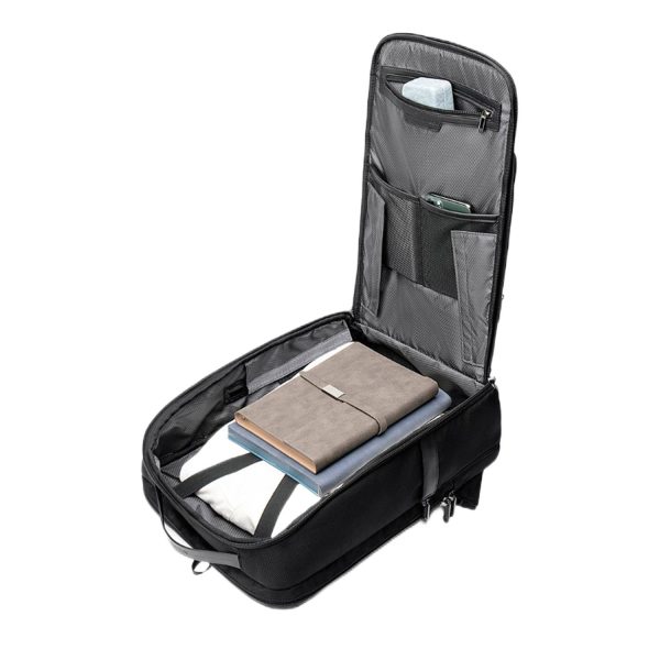 Waterproof Polyester Backpack With Usb Charging Port