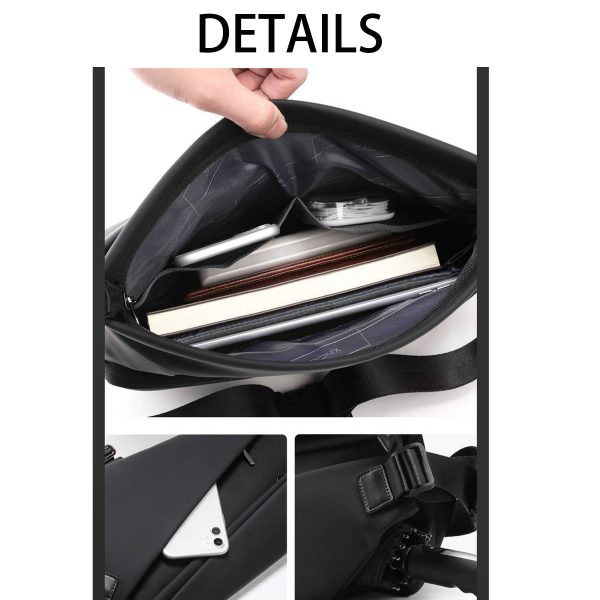 Polyester Casual waterproof cross-body chest bag