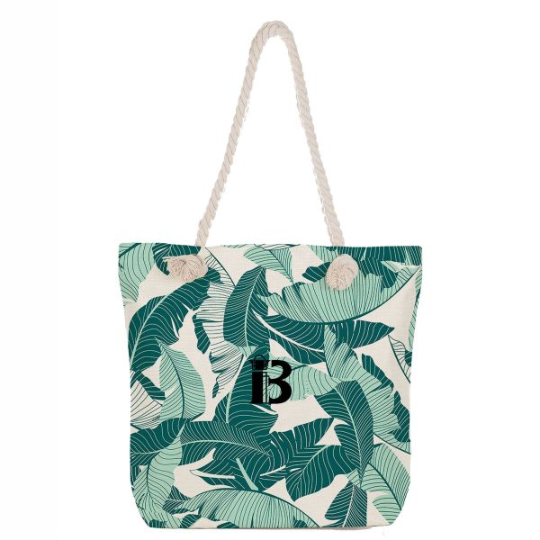 Palm Tree Canvas Tote Bag