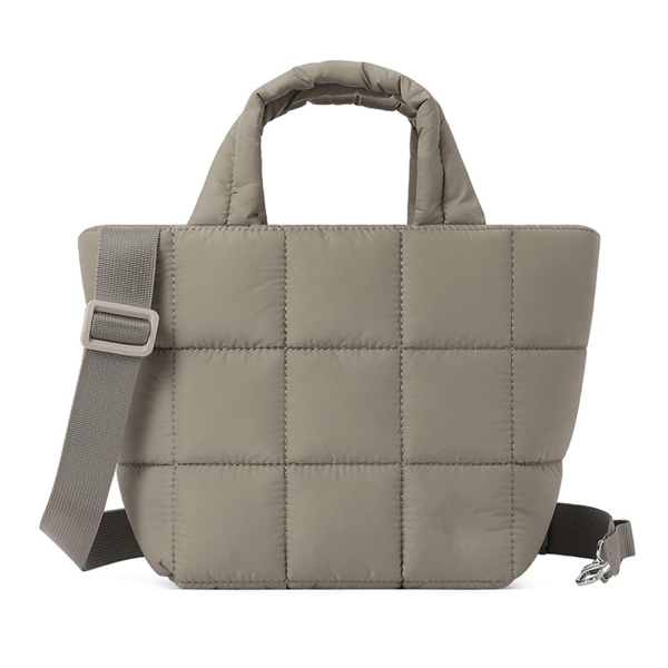 Puffer Tote Bag w/ Adjustable Strap