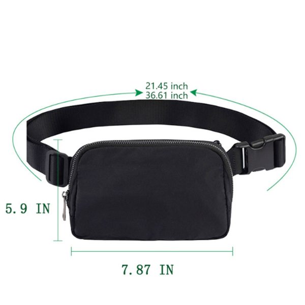 Adjustable Nylon Strap Waist Bag