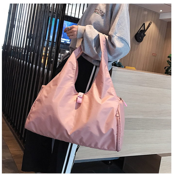 Gym Tote Bag with Shoe Compartment