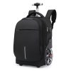 Oxford Rolling with 4 Wheels Travel Backpack Duffel bag Men