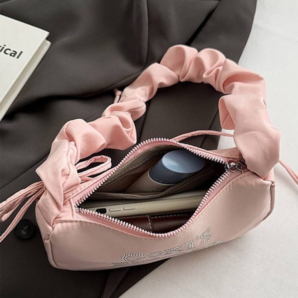 Faux Leather Shoulder Bag