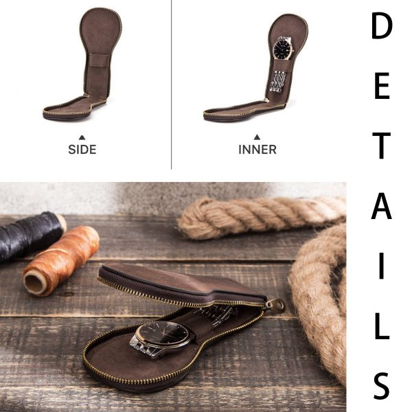 Genuine Leather Dust-proof storage bag for watch pockets