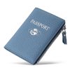 RFID-Blocking Leather Travel Wallet & Passport Holder