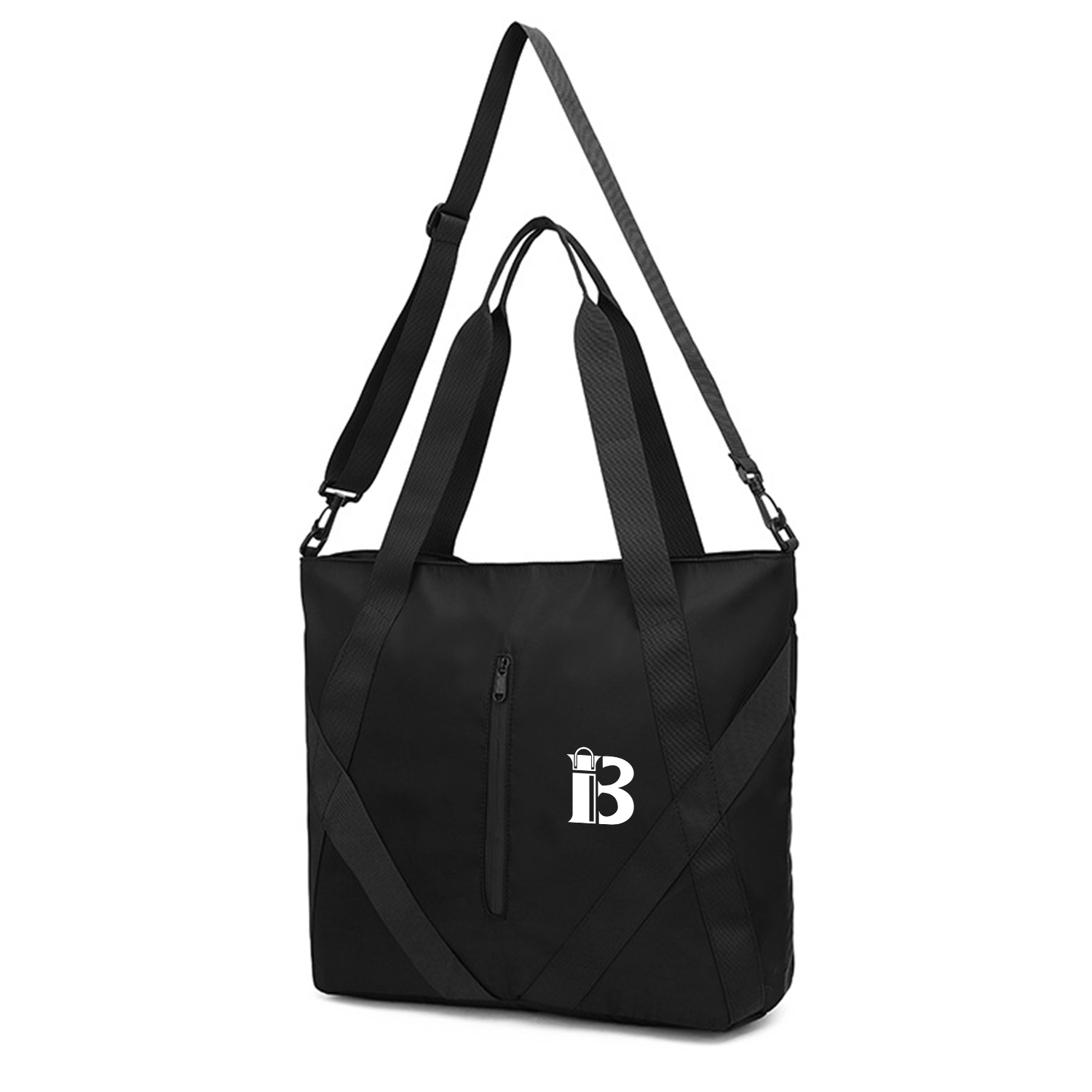 Shoulder Tote Bag with Zipper