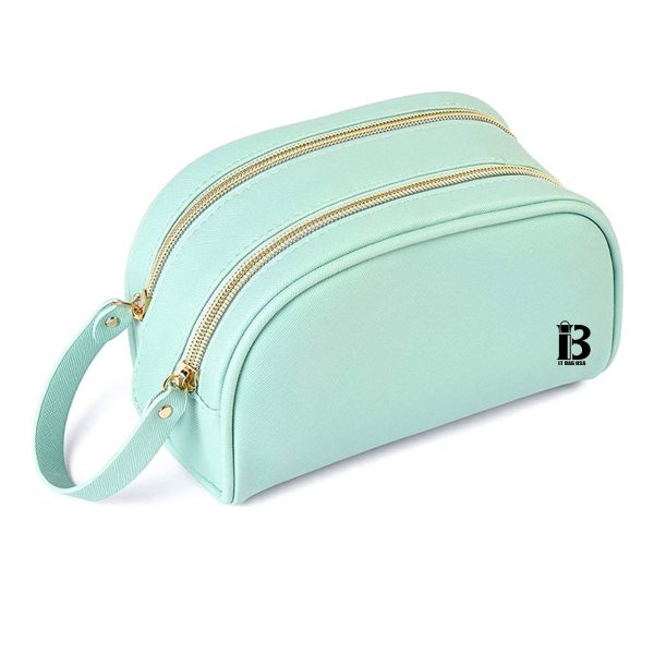 PU Leather Travel Toiletry Bag for Women