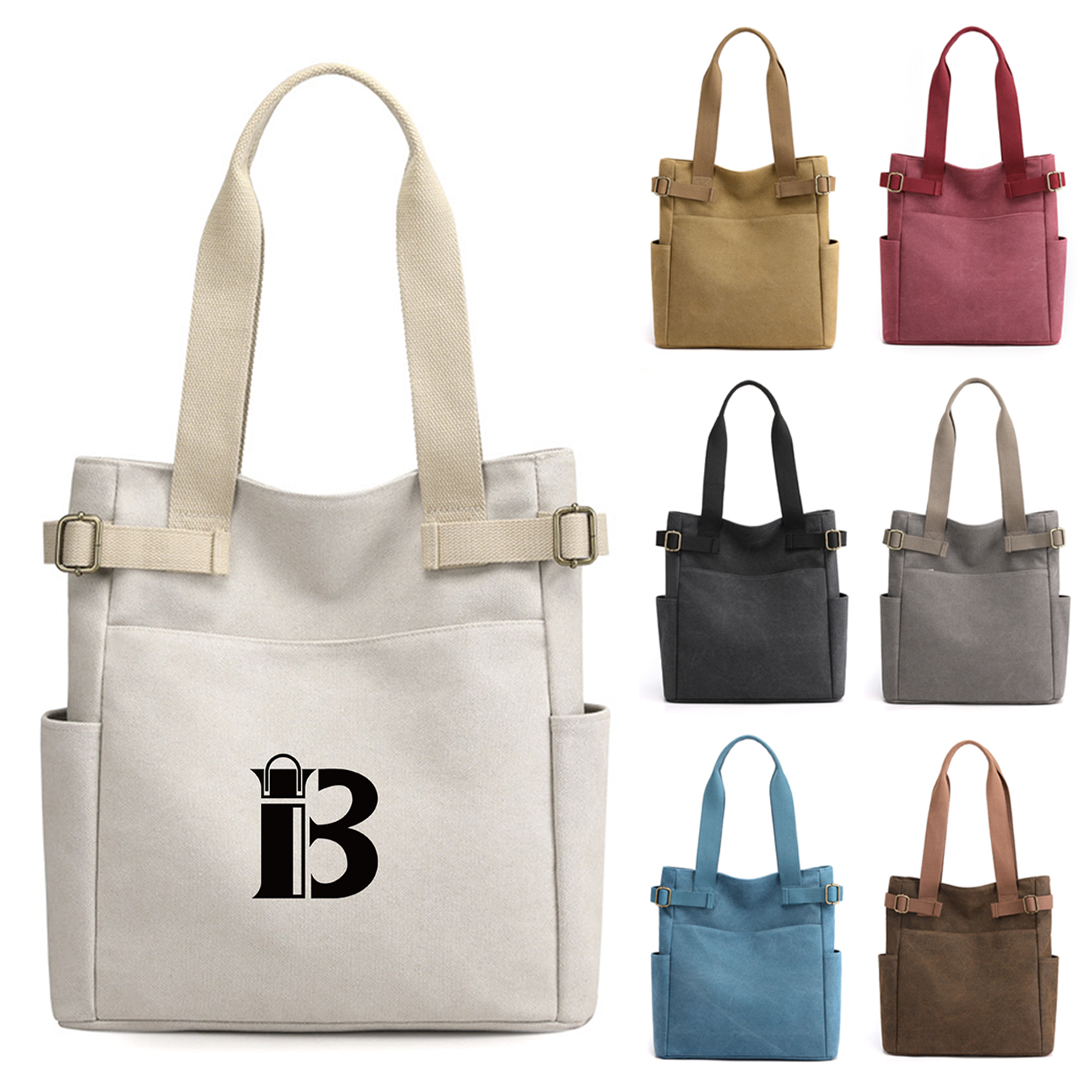 Handheld Canvas Tote Bag For Women