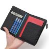 RFID-Blocking Leather Travel Wallet & Passport Holder