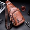 Outings Fashion-Forward Men's Genuine Leather Bag