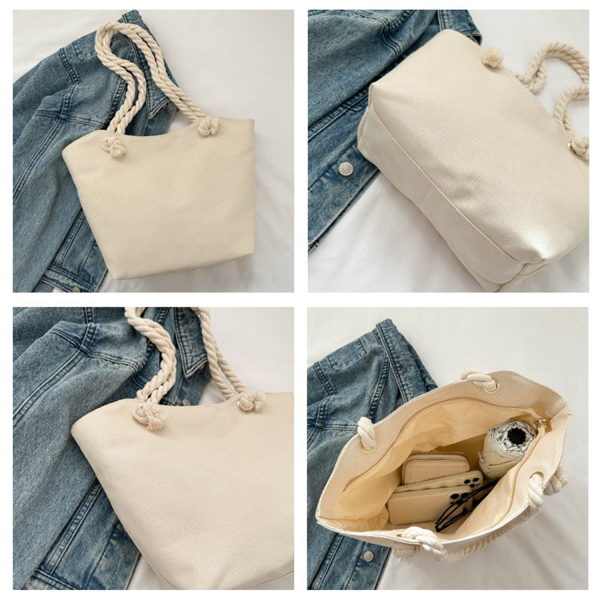Large Capacity Tote Canvas Bag
