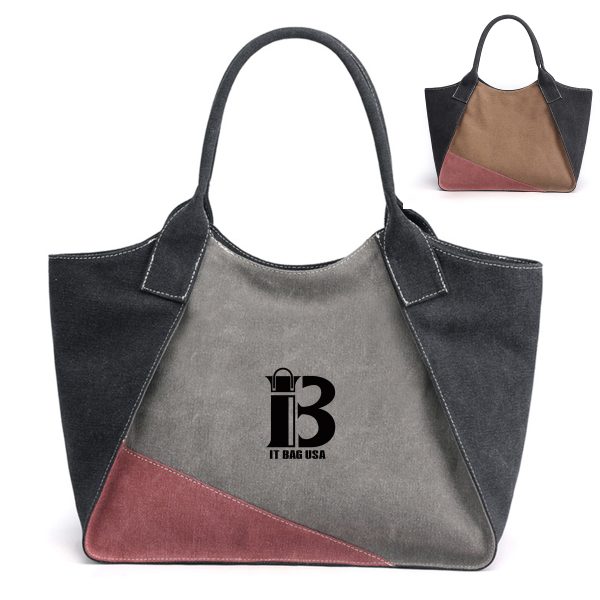 Popularity Canvas Ladies Handbag Tote Bag