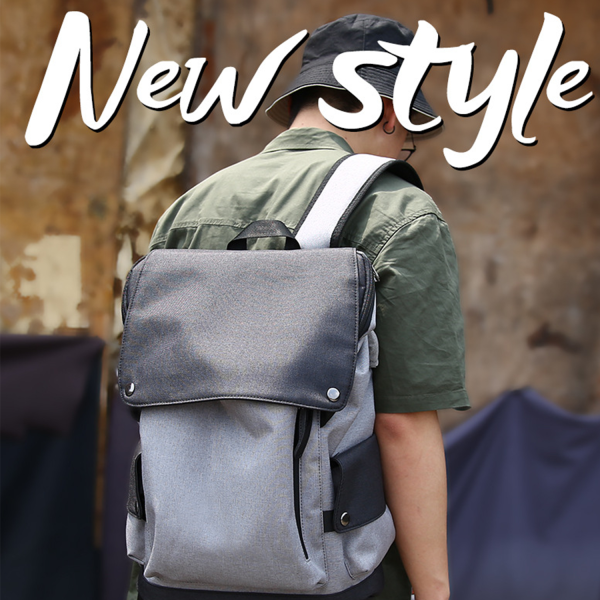 Oxford Waterproof Laptop Backpack With USB Charging Port