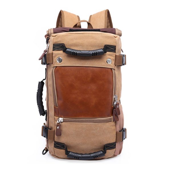 Canvas Duffel bag with Shoe Compartment