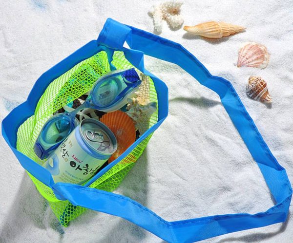 Colorful Mesh Beach Shell Bags