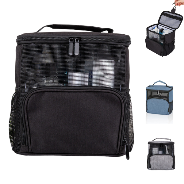 Foldable Mesh Water Resistant Makeup Bag