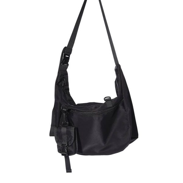 Nylon waterproof cross-body bag