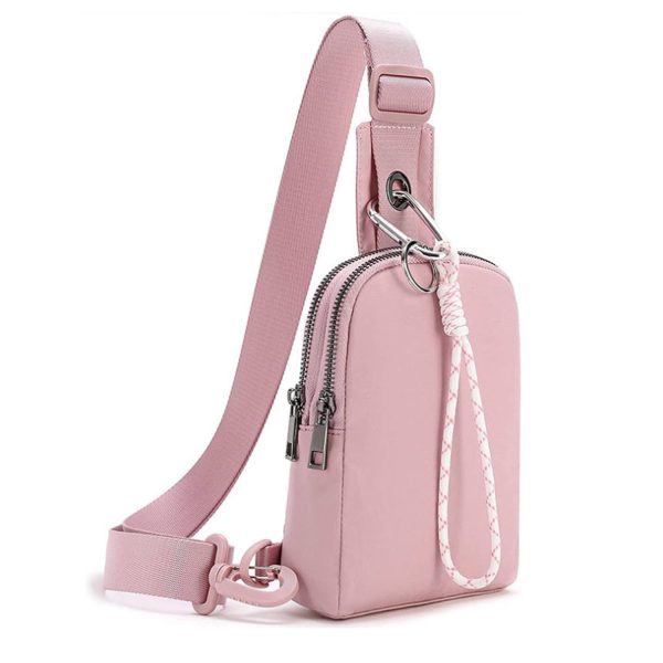 Shoulder Chest Pack Sling Bag Backpack with Key Chain