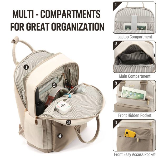 Nylon Business Travel Computer Backpack