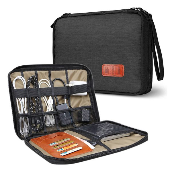 Electronic Accessories Double Layer Waterproof Organizer Bag