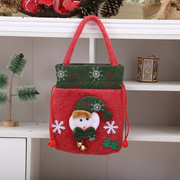 Velvet Christmas Candy Bag