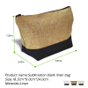 Linen Cosmetic Bag