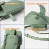 Genuine Leather Diagonal Cell Phone Bag