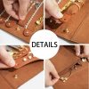 PU Large portable travel jewelry storage bag