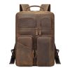 Large Genuine Leather Backpack for Men