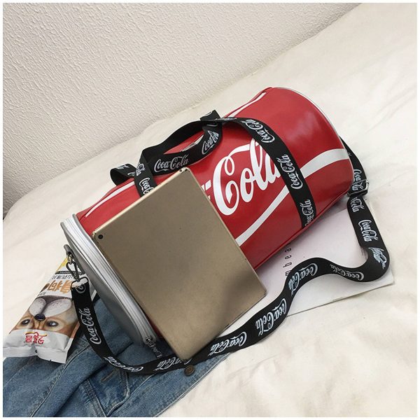 PU Leather Gym Duffel Bag